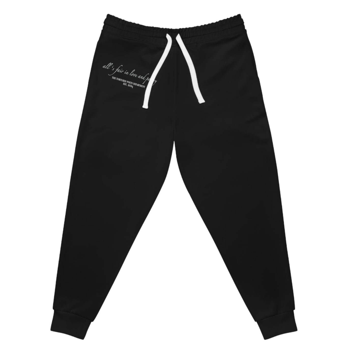 "all's fair in love and poetry" TS (The Tortured Poets Department TS 11) Athletic Joggers (AOP)