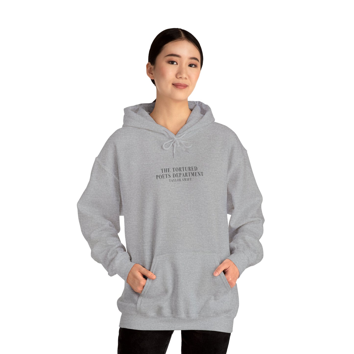 BASIC "The Tortured Poets Department Taylor Swift" (TS, The Tortured Poets Department, Basic Hoodie ,Unisex Heavy Blend™ Hooded Sweatshirt)