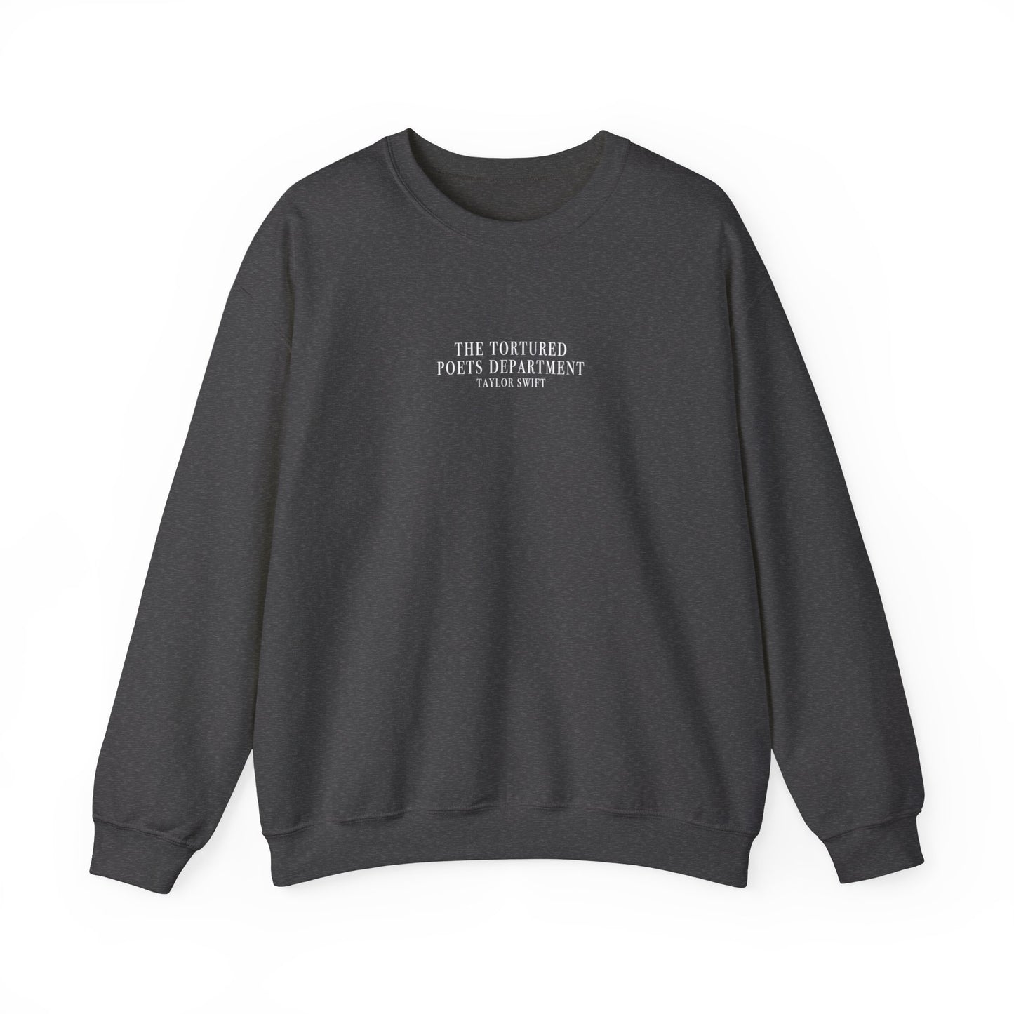 BASIC "The Tortured Poets Department Taylor Swift" (TS, The Tortured Poets Department, Basic Sweatshirt, Unisex Heavy Blend™ Crewneck Sweatshirt)