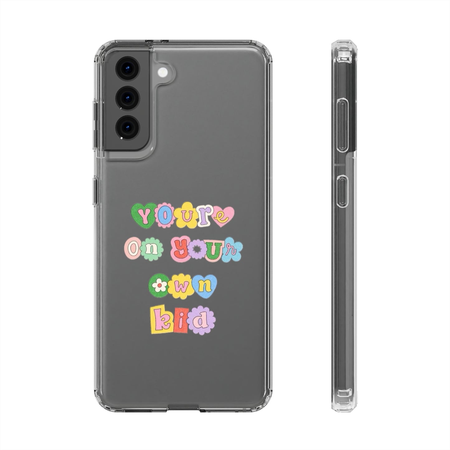 "You're on Your Own, Kid" Taylor Swift Midnights "Patch" Clear PhoneCases (Iphone & Samsung)