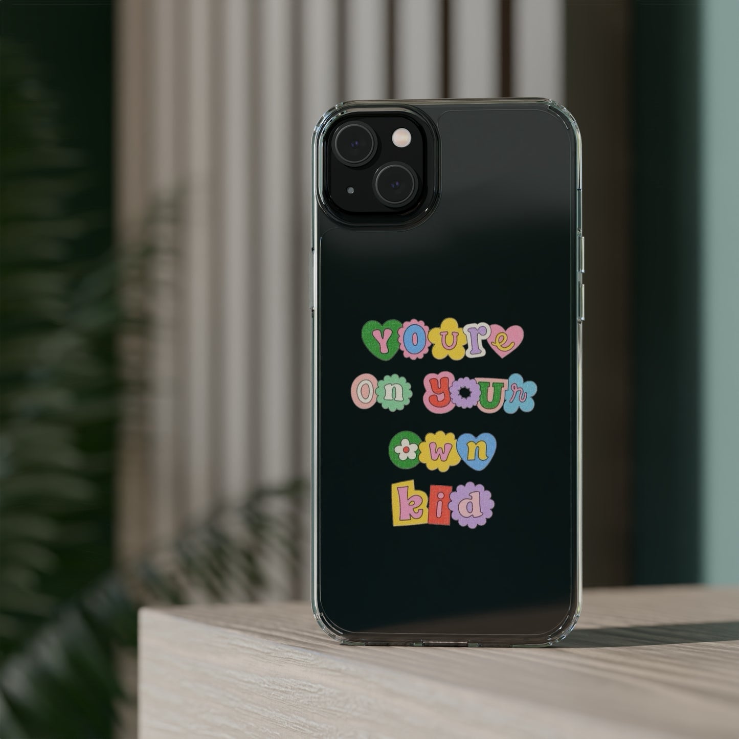 "You're on Your Own, Kid" Taylor Swift Midnights "Patch" Clear PhoneCases (Iphone & Samsung)