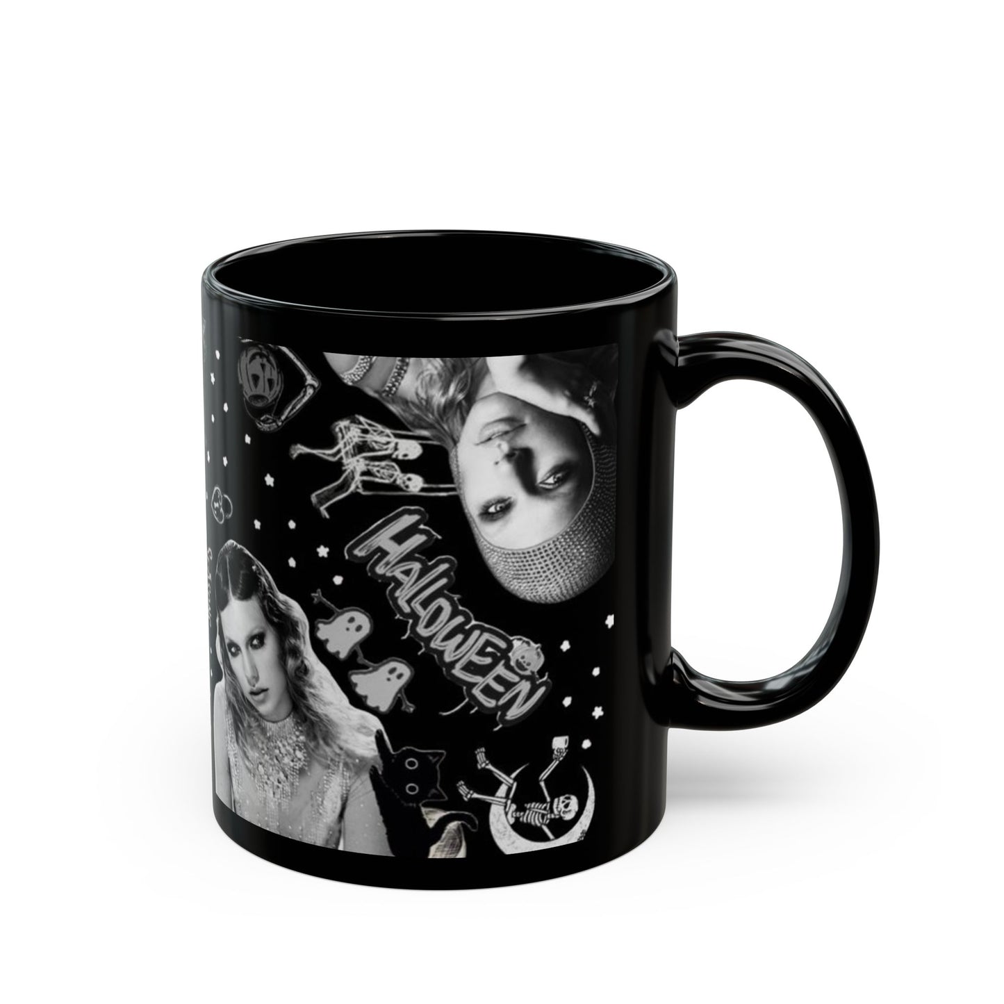 Black Taylor Swift Halloween Mug (11oz, 15oz)