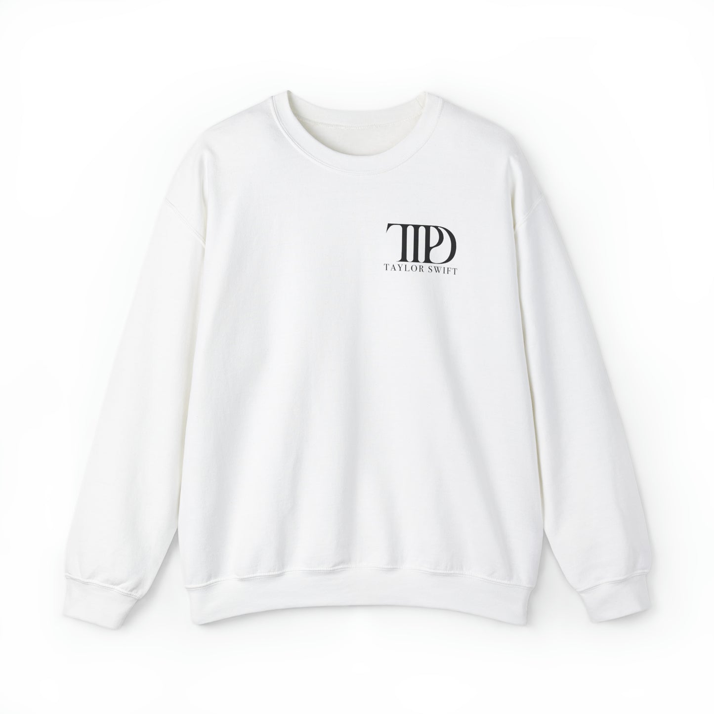 "AM I ALLOWED TO CRY?" TTPD 'The Albatross' Variant Crewneck (TS, The Tortured Poets Department, Unisex Heavy Blend™ Crewneck Sweatshirt)