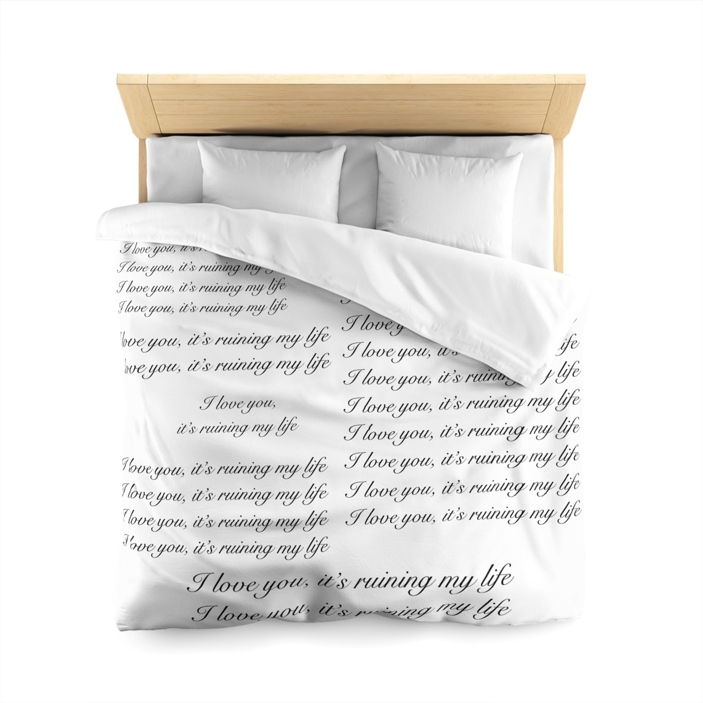 "I love you, it's ruining my life" TS Eras Tour TTPD Dress Microfiber Duvet Cover