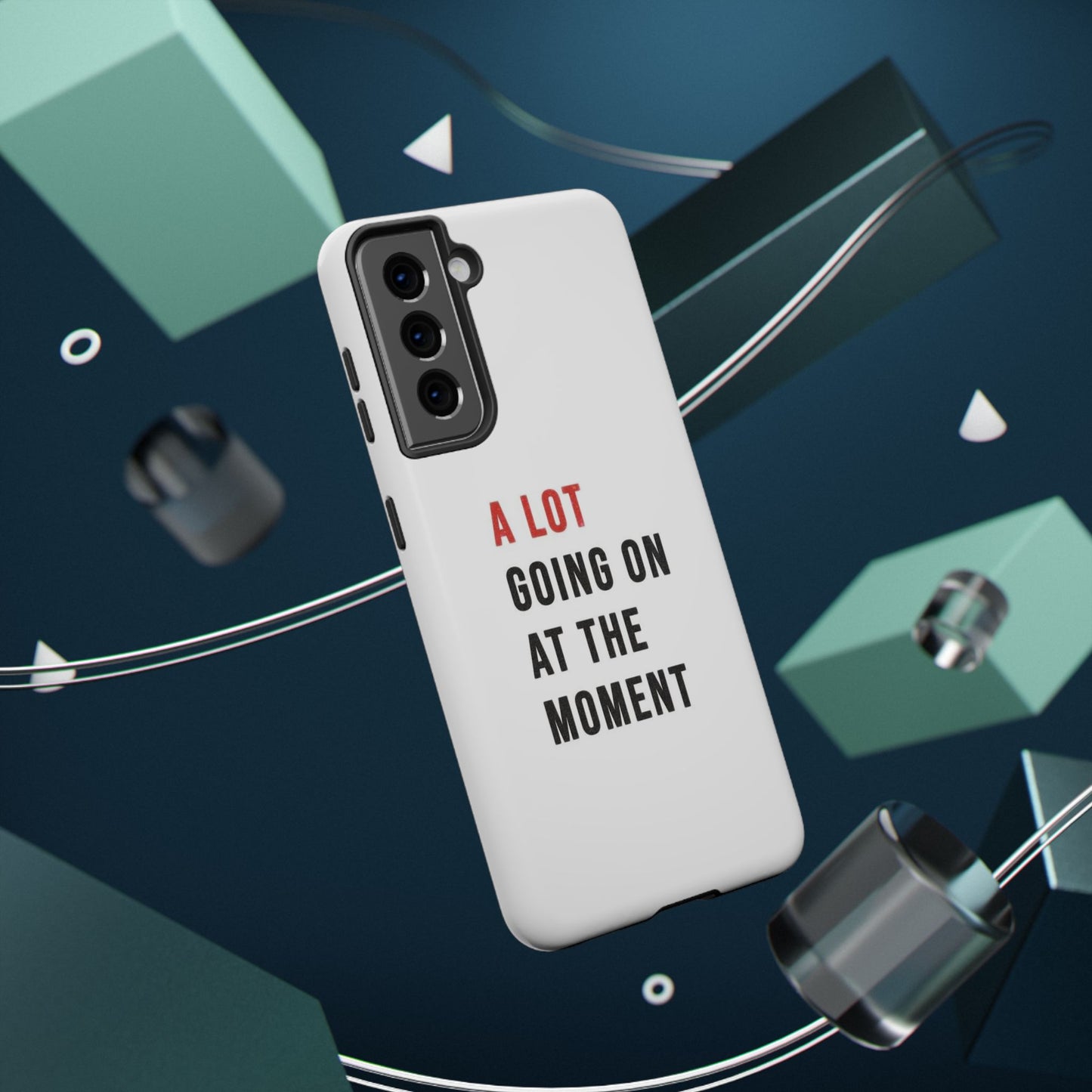 "A LOT GOING ON AT THE MOMENT" Taylor Swift Red Era Impact-Resistant Phone Cases (Iphone & Samsung)