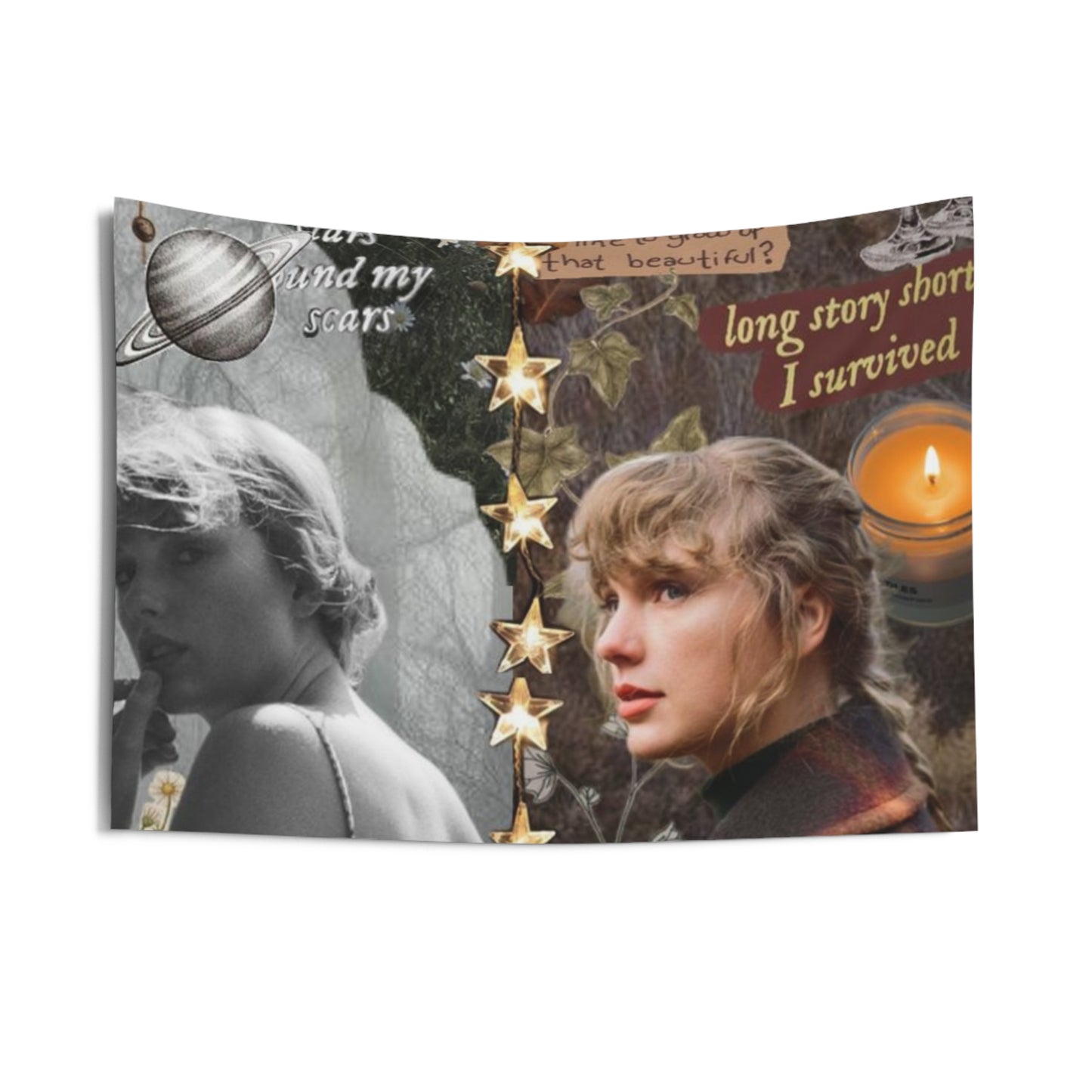 Folklore/Evermore Taylor Swift Split Tapestry