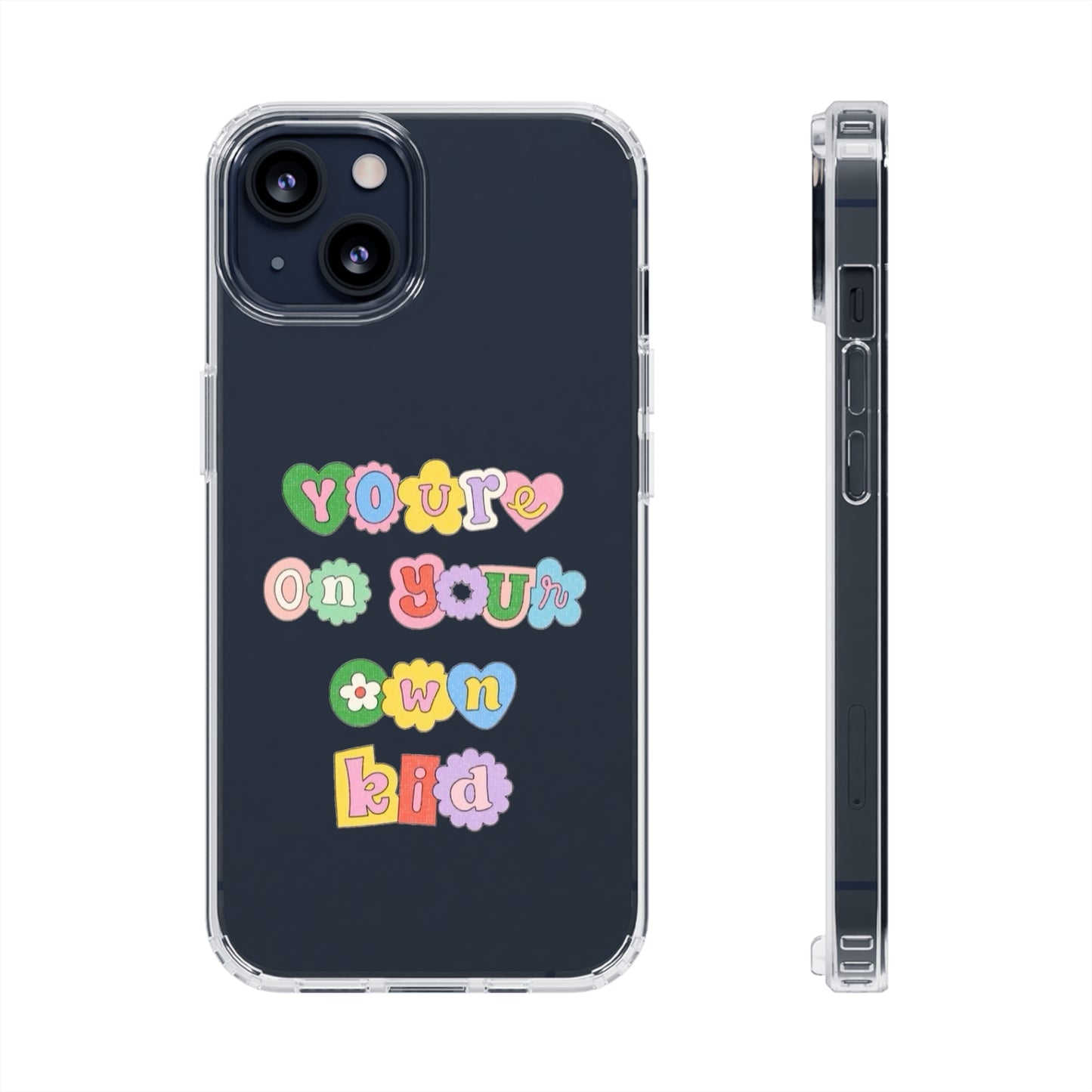 "You're on Your Own, Kid" Taylor Swift Midnights "Patch" Clear PhoneCases (Iphone & Samsung)