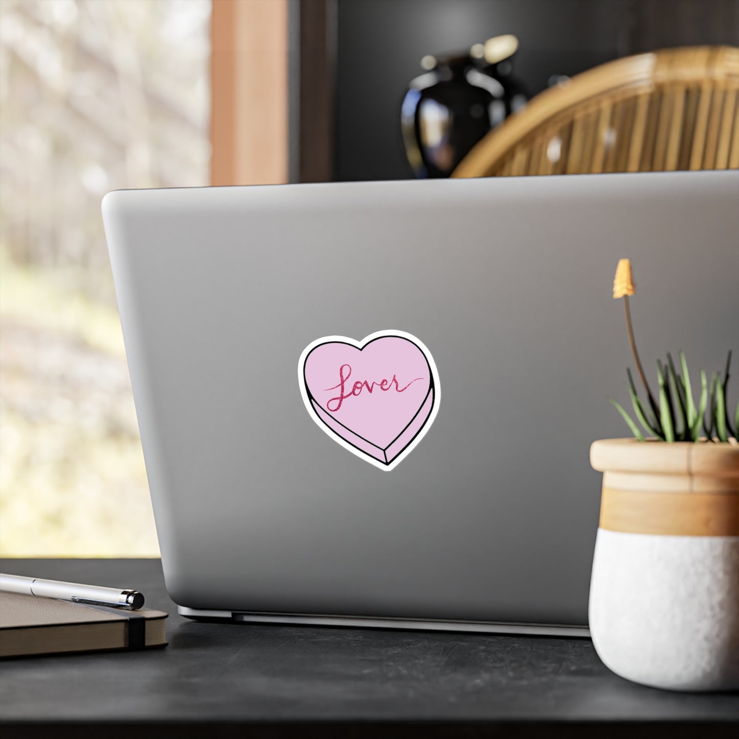 TS "Lover" Valentine's Day Candy Heart Kiss-Cut Vinyl Decals