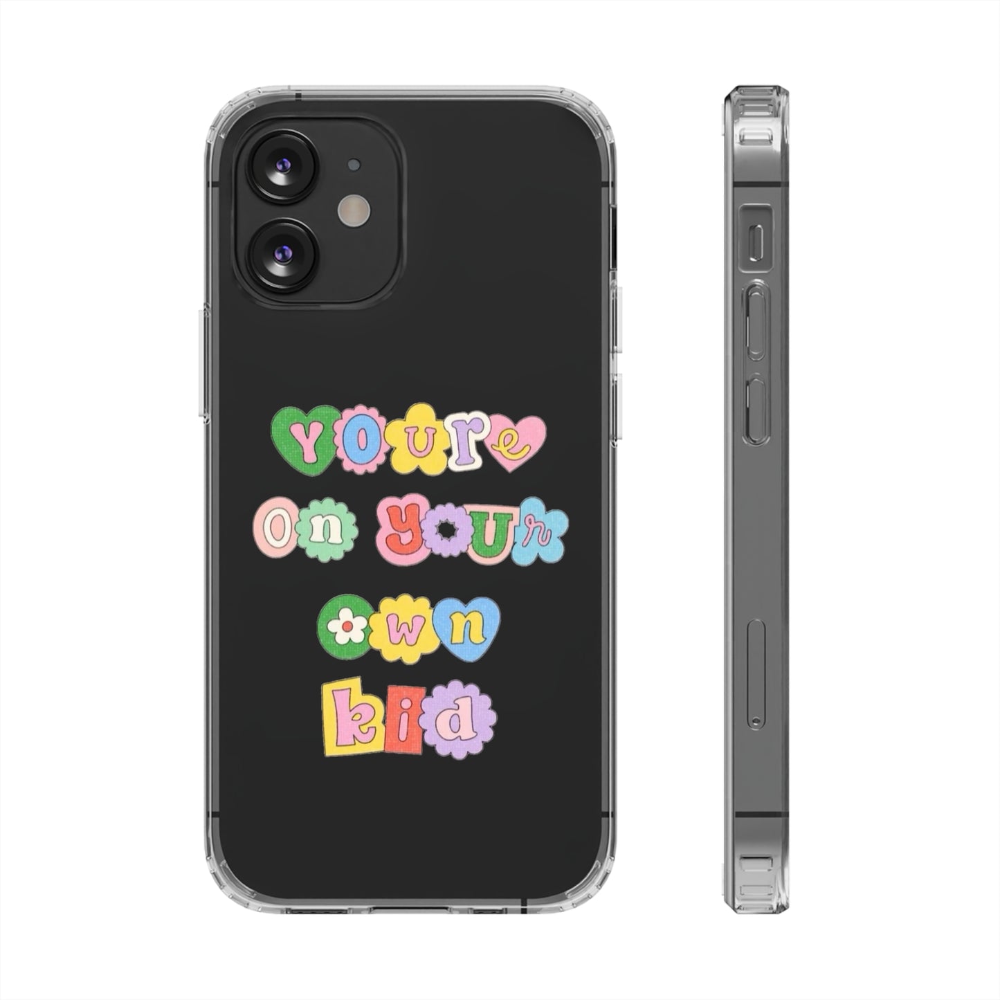 "You're on Your Own, Kid" Taylor Swift Midnights "Patch" Clear PhoneCases (Iphone & Samsung)