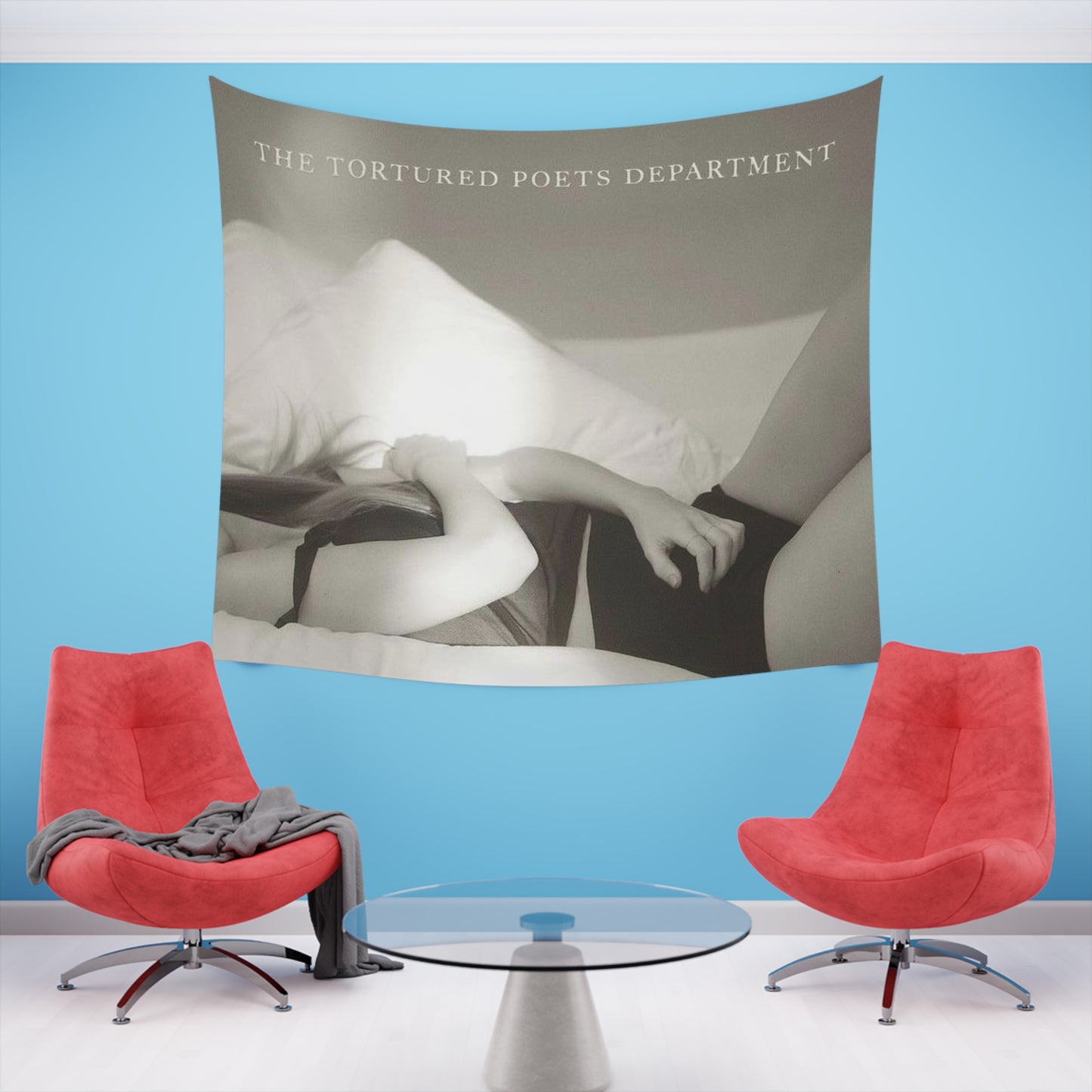 The Tortured Poets Department (TS TTPD, TS 11)  Printed Wall Tapestry