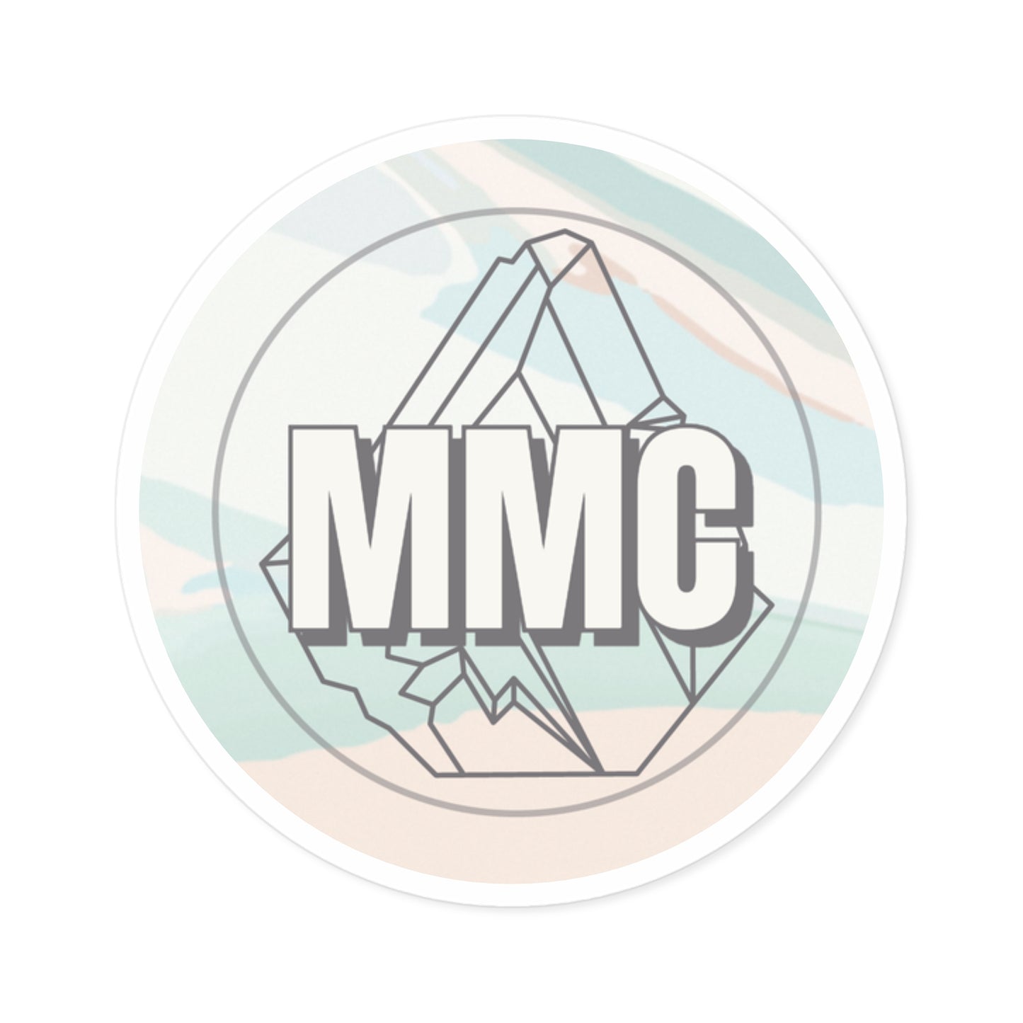 "MMC" makaylamadecreations Logo Round Stickers, Indoor\Outdoor