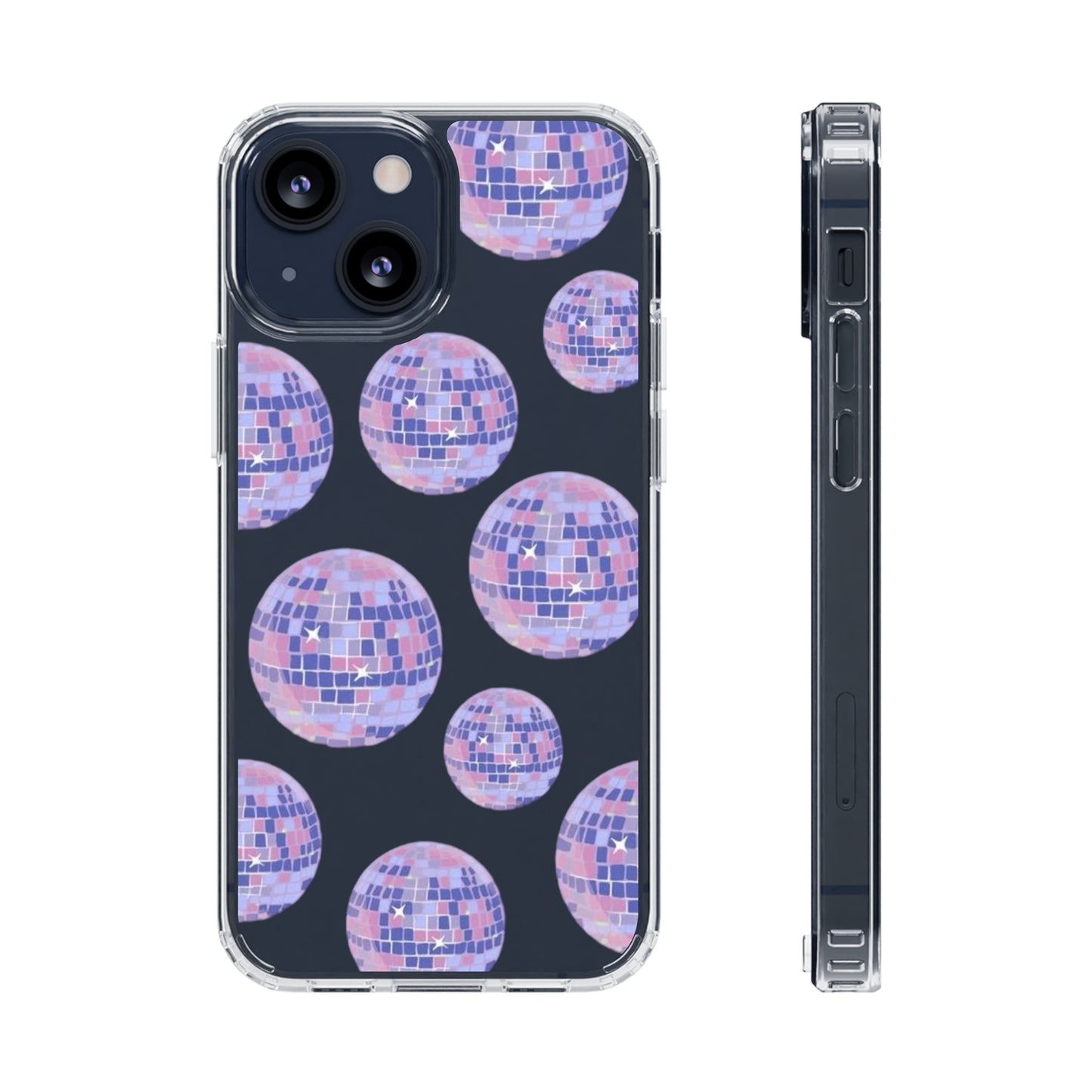 Taylor Swift Purple "Mirrorball" Folklore Inspired Clear Phone Cases (Iphone & Samsung)