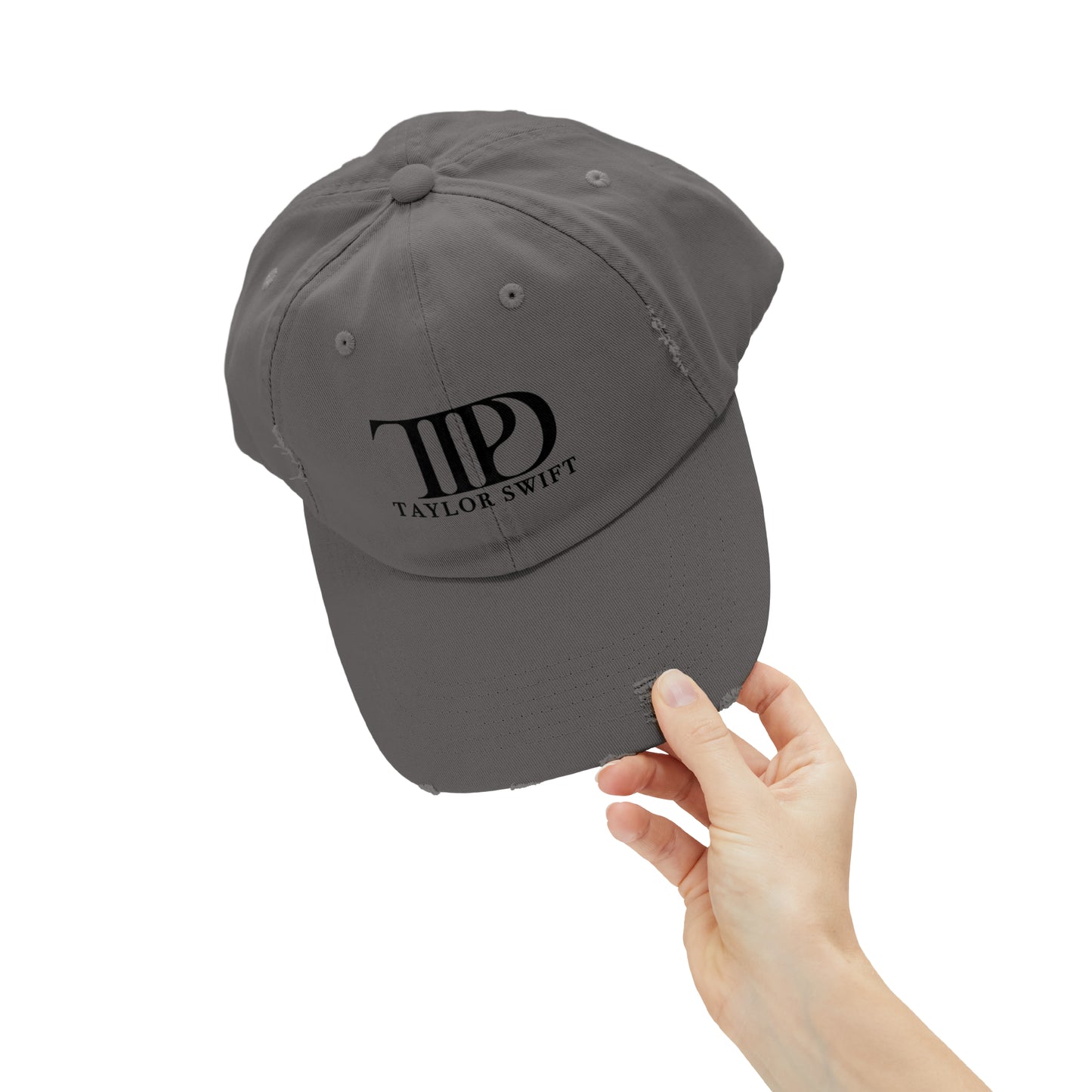 TTPD Taylor Swift Distressed Hat (The Tortured Poets Department, TS 11, Unisex Distressed Cap)