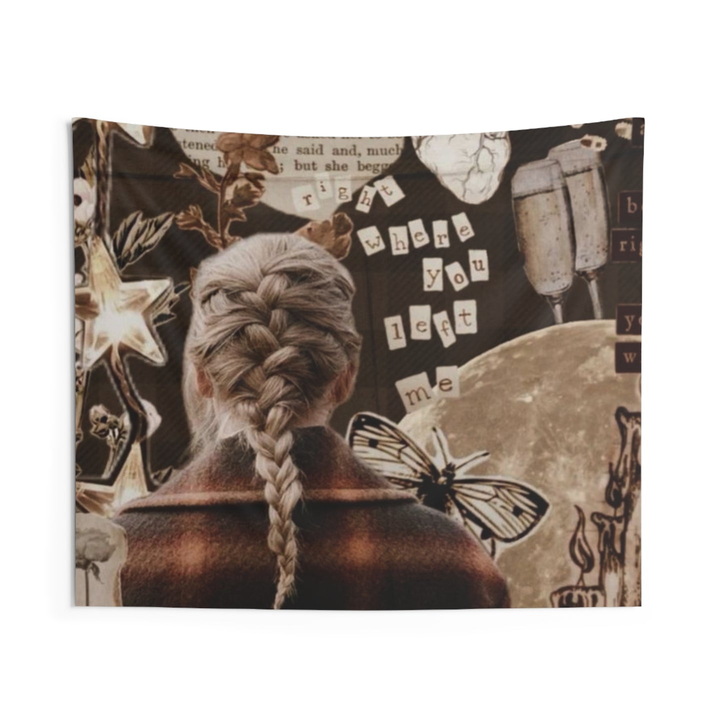 Brown Evermore Fall/Autumn Taylor Swift Tapestry