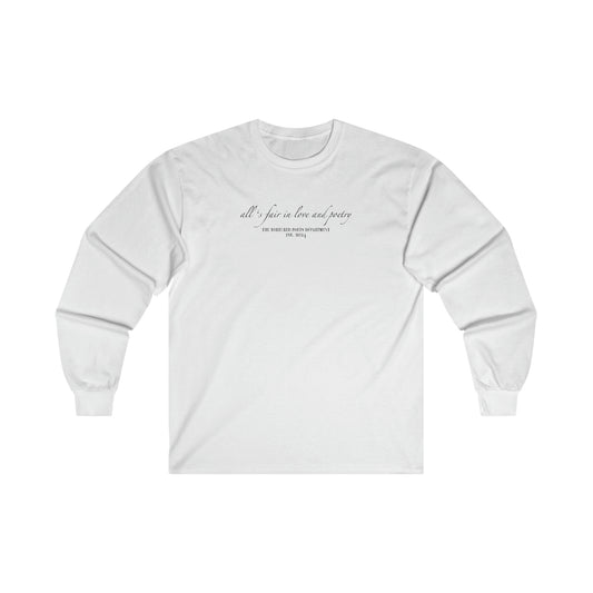 "all's fair in love and poetry" TS (The Tortured Poets Department TS 11) Ultra Cotton Long Sleeve Tee