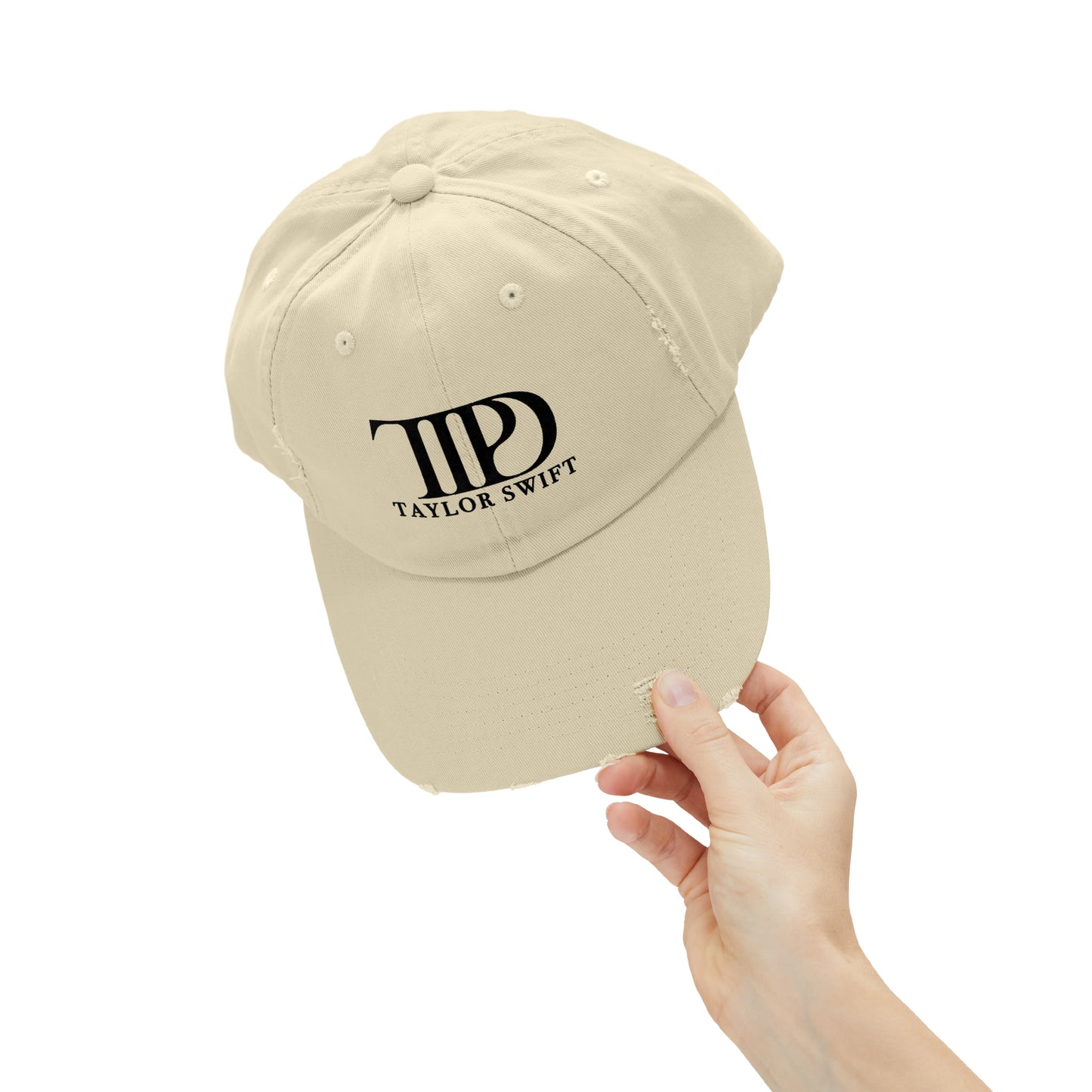 TTPD Taylor Swift Distressed Hat (The Tortured Poets Department, TS 11, Unisex Distressed Cap)