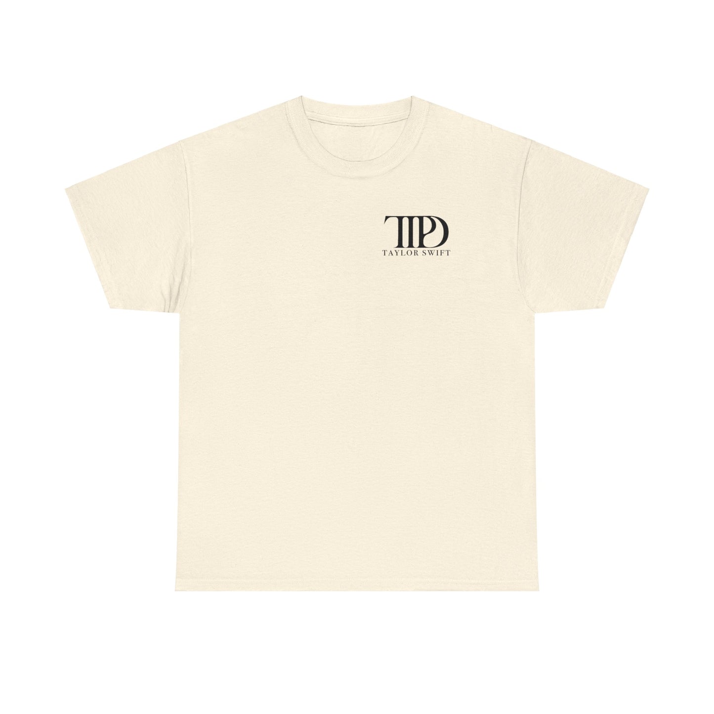 "OLD HABITS DIE SCREAMING" TTPD 4th Variant T-Shirt (TS, The Tortured Poets Department, Basic Tee, Unisex Heavy Cotton Tee)