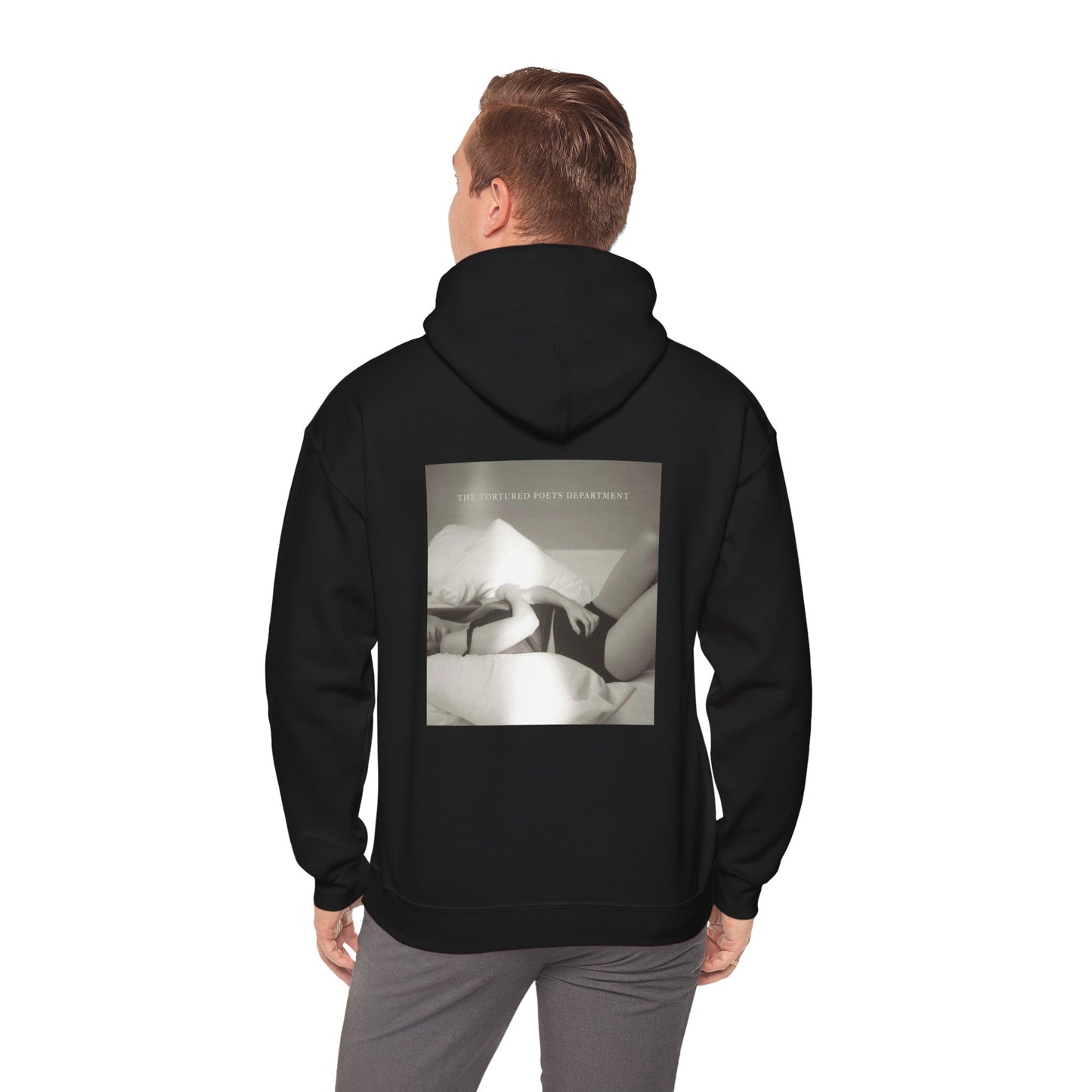 The Tortured Poets Department TS New Album Cover Unisex Heavy Blend™ Hooded Sweatshirt (TS 11)