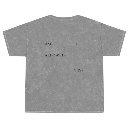 "AM I ALLOWED TO CRY?" TTPD 'The Albatross' Variant T-Shirt - Mineral Wash (TS, The Tortured Poets Department, TS 11)