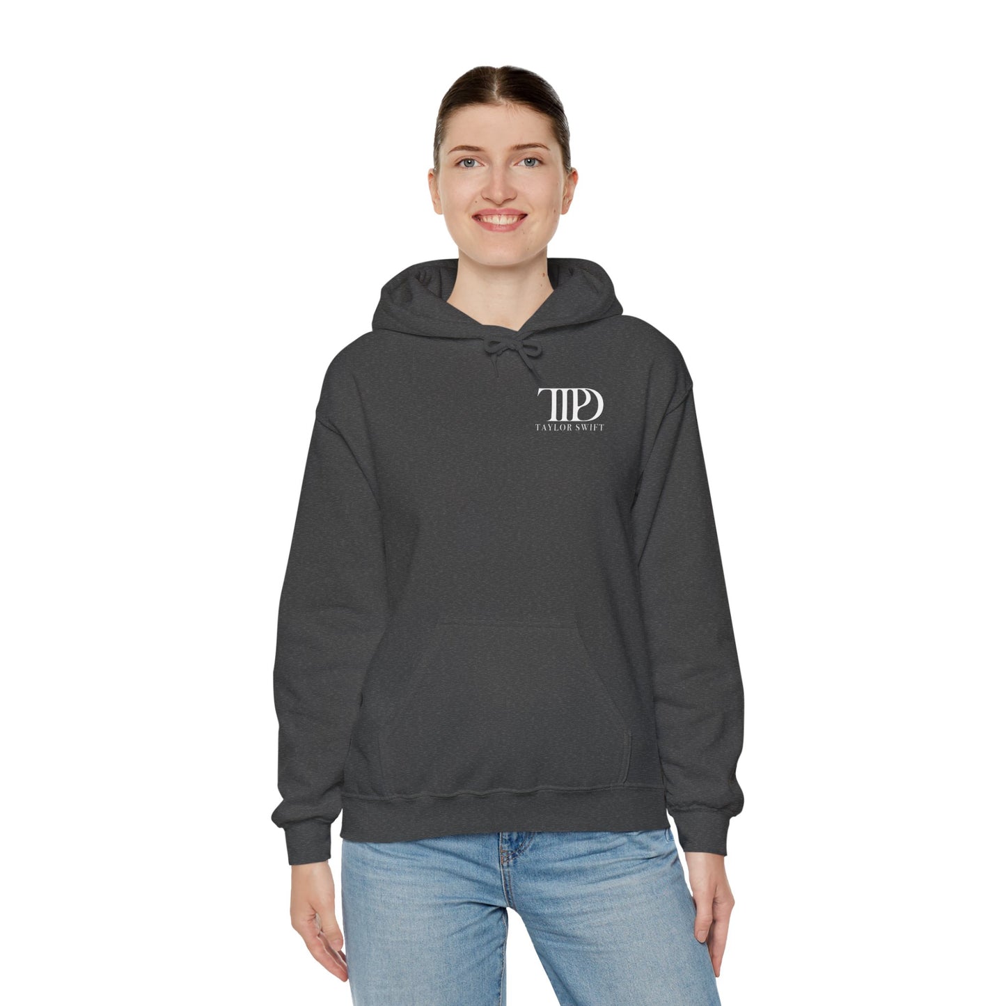 TTPD Logo "I LOVE YOU, IT'S RUINING MY LIFE" TTPD 'The Manuscript' Hoodie (TS, The Tortured Poets Department, TS 11) Unisex Heavy Blend™ Hooded Sweatshirt