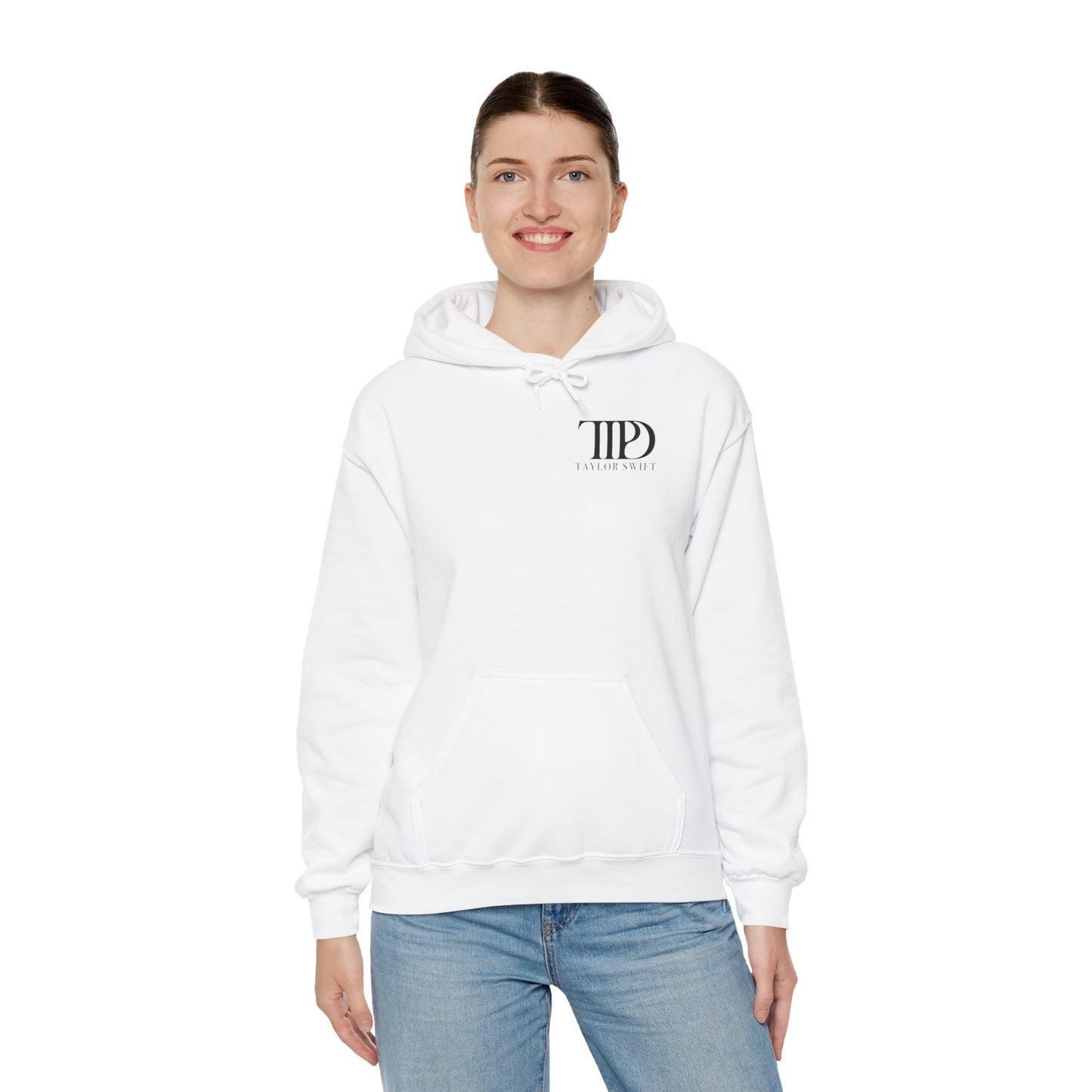 TTPD Logo "I LOVE YOU, IT'S RUINING MY LIFE" TTPD 'The Manuscript' Hoodie (TS, The Tortured Poets Department, TS 11) Unisex Heavy Blend™ Hooded Sweatshirt