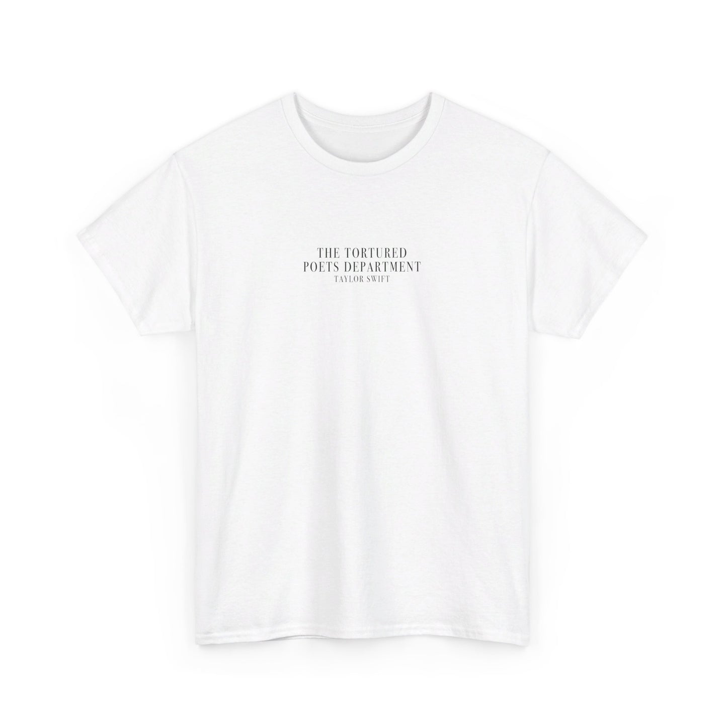 BASIC "The Tortured Poets Department Taylor Swift" (TS, The Tortured Poets Department, Basic Tee, Unisex Heavy Cotton Tee)