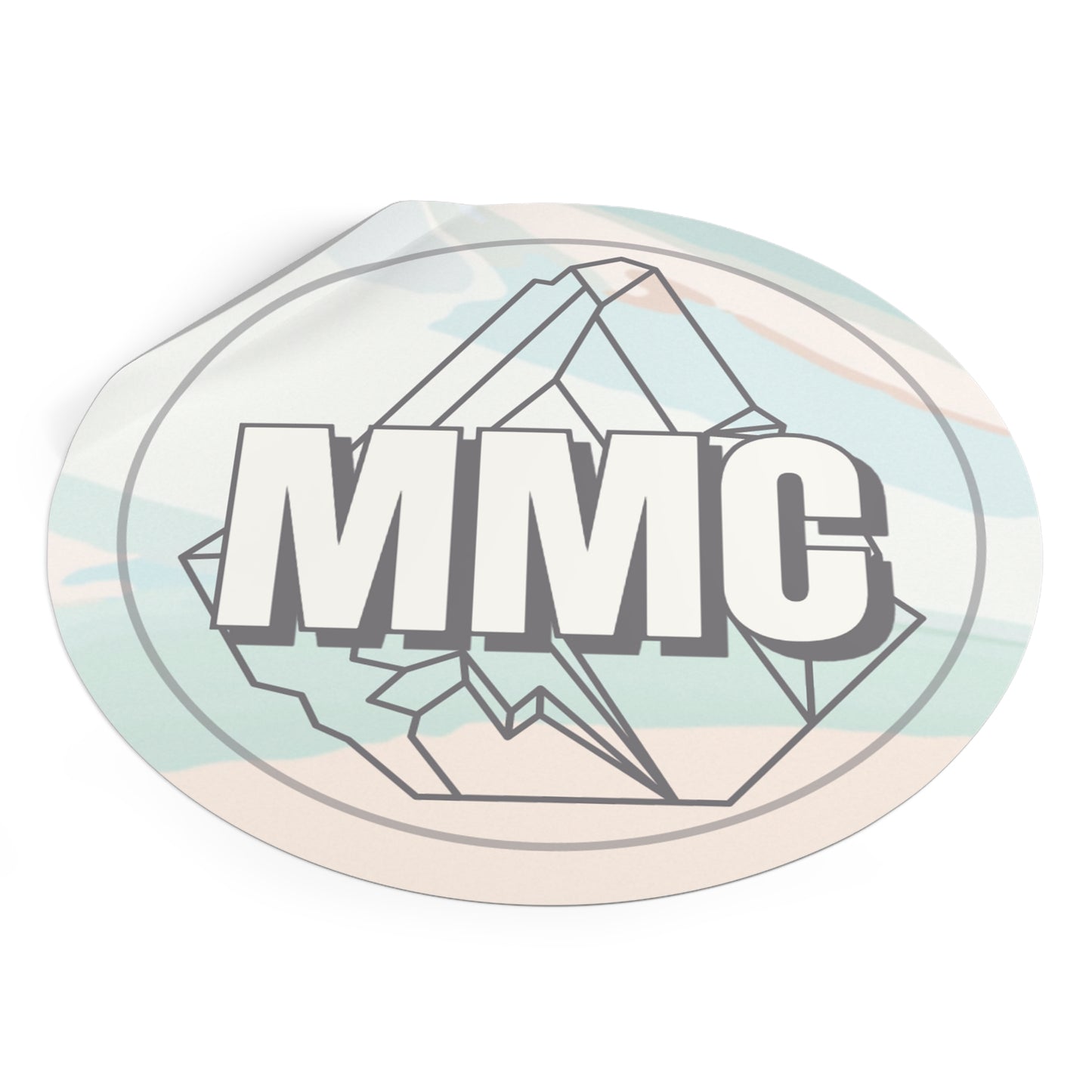 "MMC" makaylamadecreations Logo Round Vinyl Stickers