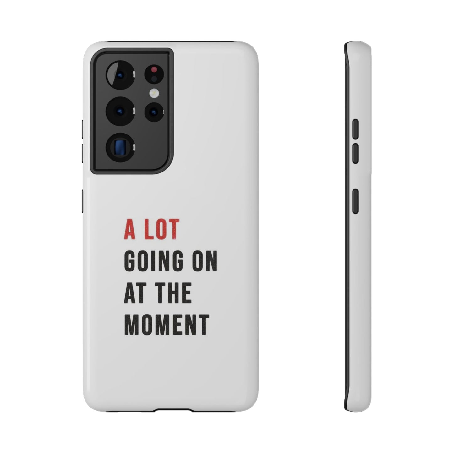 "A LOT GOING ON AT THE MOMENT" Taylor Swift Red Era Impact-Resistant Phone Cases (Iphone & Samsung)