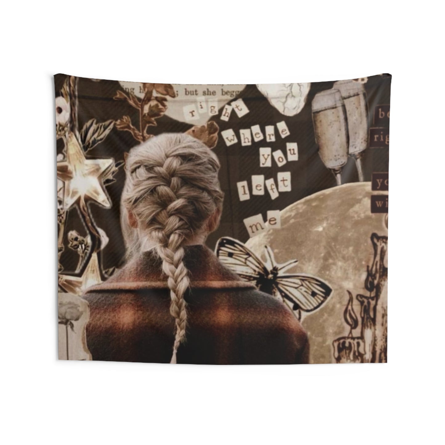 Brown Evermore Fall/Autumn Taylor Swift Tapestry