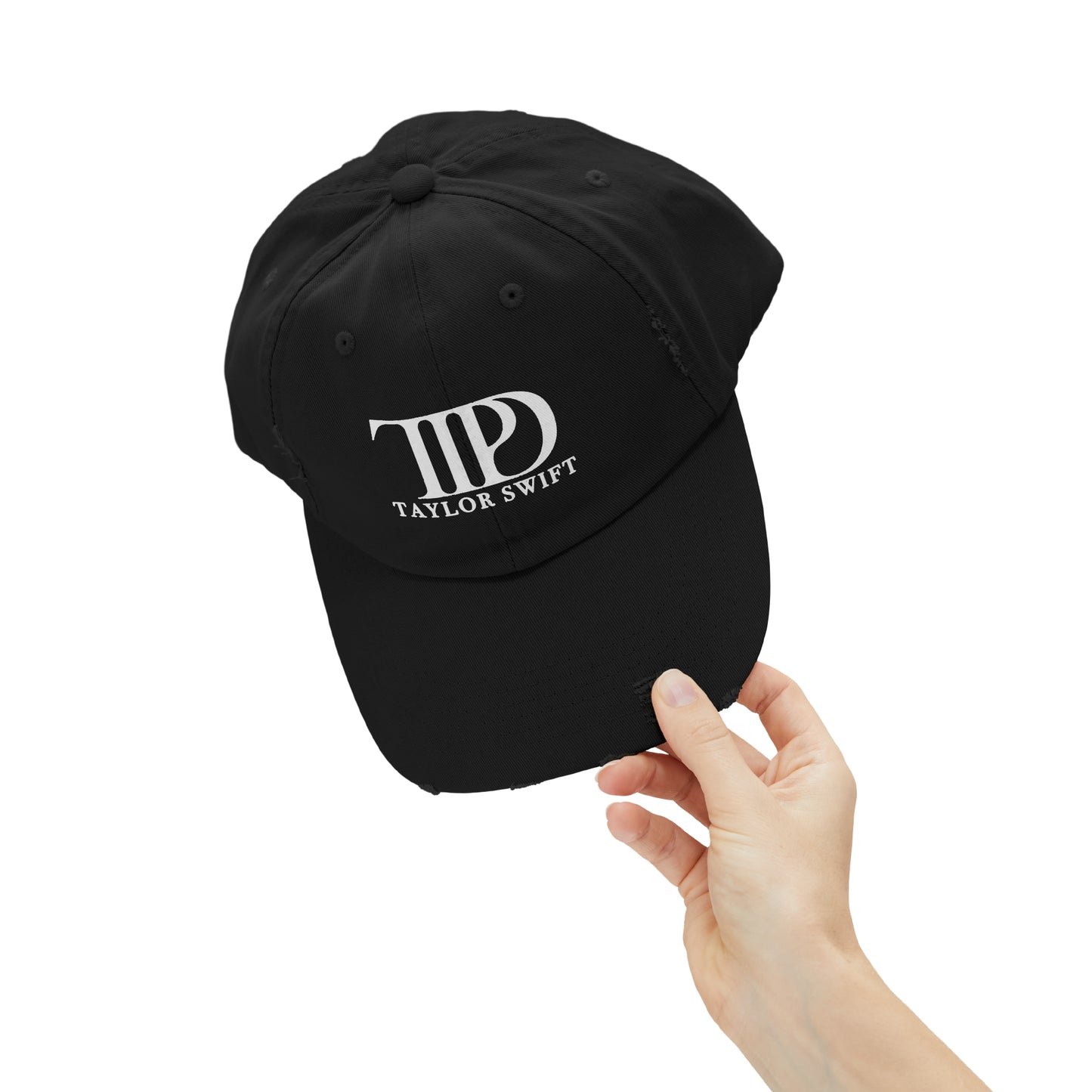 TTPD Taylor Swift Distressed Hat (The Tortured Poets Department, TS 11, Unisex Distressed Cap)