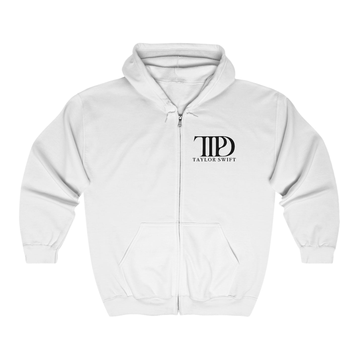 "all's fair in love and poetry" TTPD Unisex ZIP-UP Hoodie (The Tortured Poets Department TS 11, Unisex Heavy Blend™ Full Zip Hooded Sweatshirt)