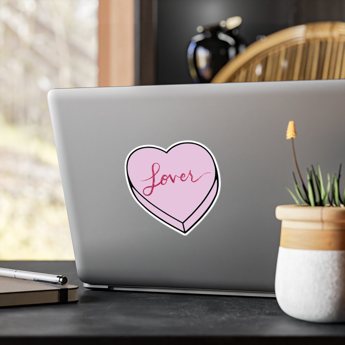 TS "Lover" Valentine's Day Candy Heart Kiss-Cut Vinyl Decals