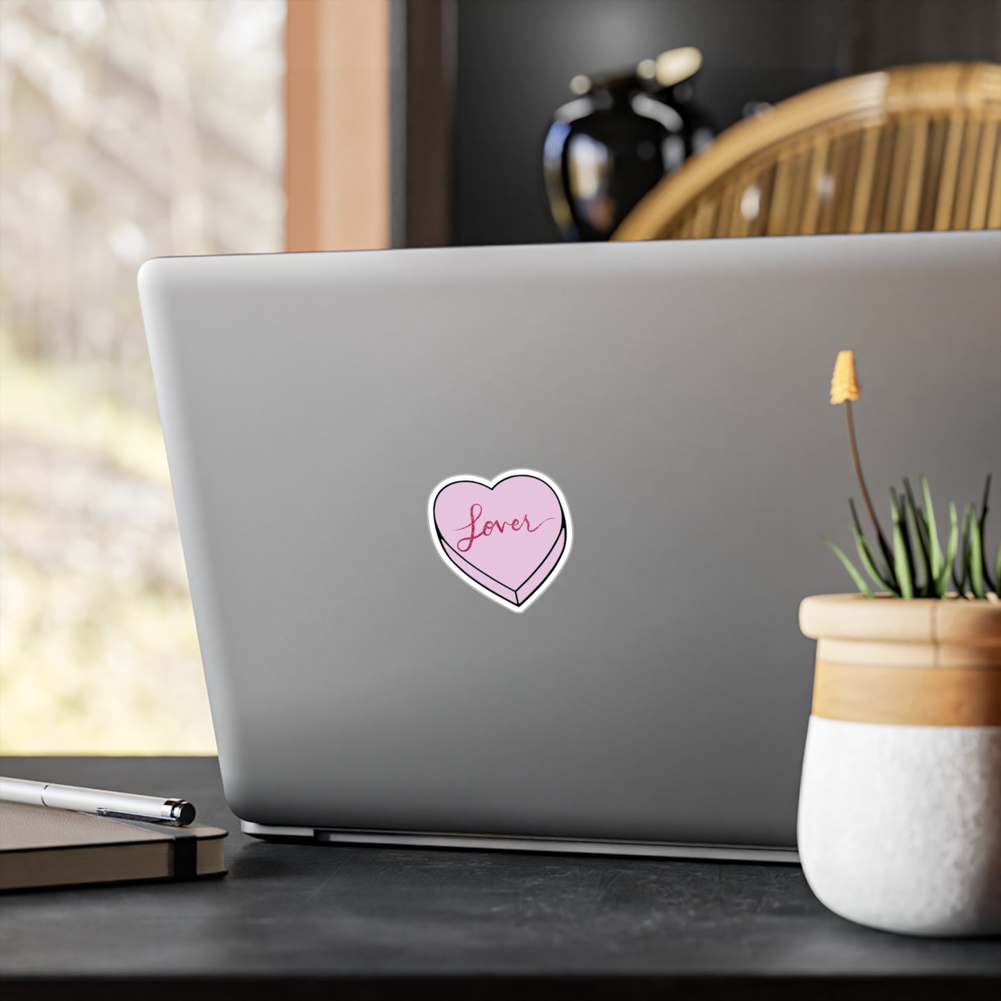 TS "Lover" Valentine's Day Candy Heart Kiss-Cut Vinyl Decals