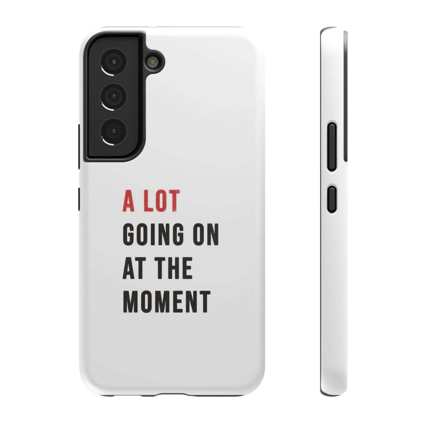 "A LOT GOING ON AT THE MOMENT" Taylor Swift Red Era Impact-Resistant Phone Cases (Iphone & Samsung)