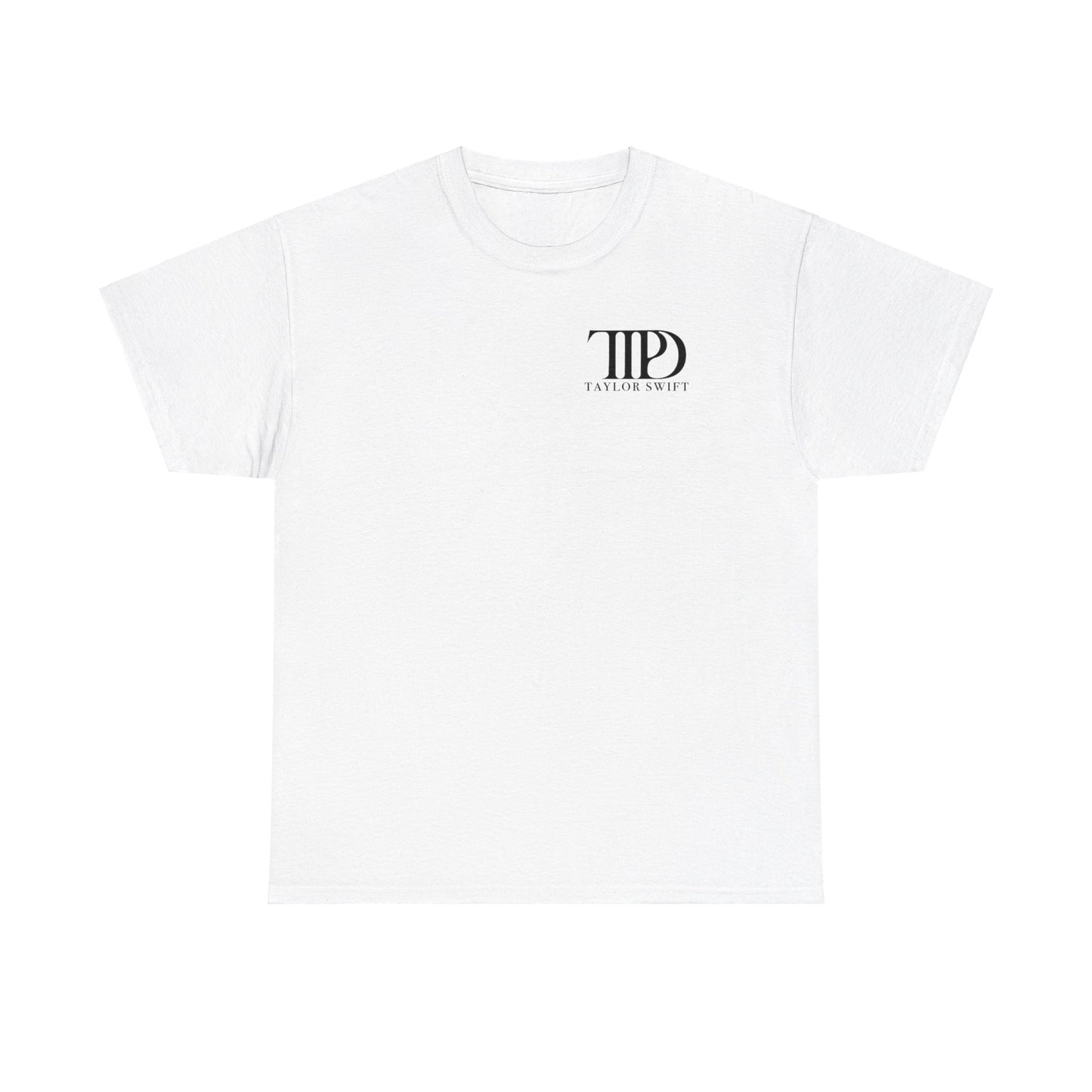 "OLD HABITS DIE SCREAMING" TTPD 4th Variant T-Shirt (TS, The Tortured Poets Department, Basic Tee, Unisex Heavy Cotton Tee)