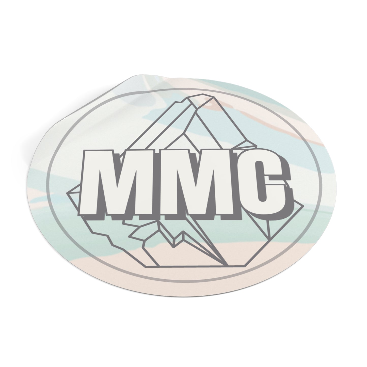 "MMC" makaylamadecreations Logo Round Vinyl Stickers