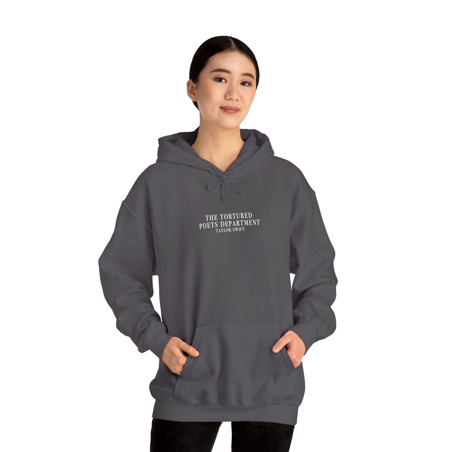 BASIC "The Tortured Poets Department Taylor Swift" (TS, The Tortured Poets Department, Basic Hoodie ,Unisex Heavy Blend™ Hooded Sweatshirt)