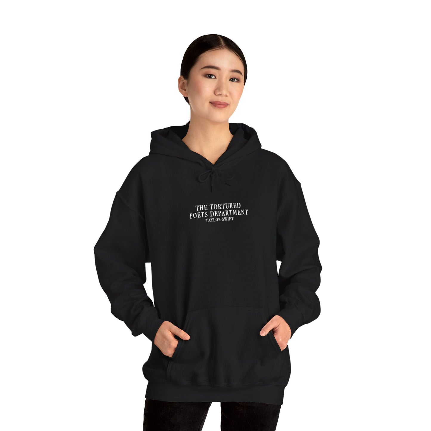 BASIC "The Tortured Poets Department Taylor Swift" (TS, The Tortured Poets Department, Basic Hoodie ,Unisex Heavy Blend™ Hooded Sweatshirt)