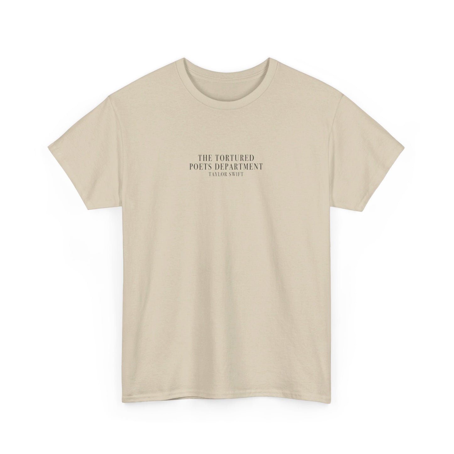 BASIC "The Tortured Poets Department Taylor Swift" (TS, The Tortured Poets Department, Basic Tee, Unisex Heavy Cotton Tee)