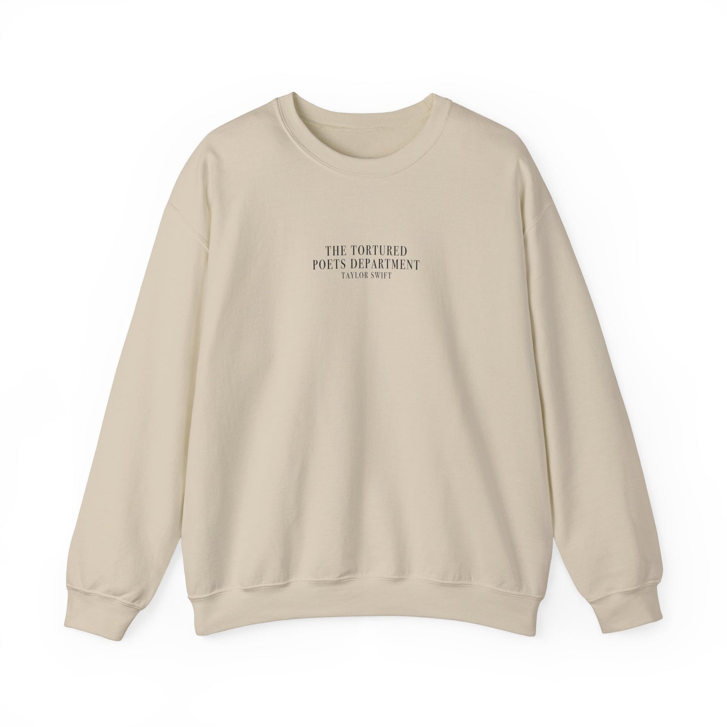 BASIC "The Tortured Poets Department Taylor Swift" (TS, The Tortured Poets Department, Basic Sweatshirt, Unisex Heavy Blend™ Crewneck Sweatshirt)