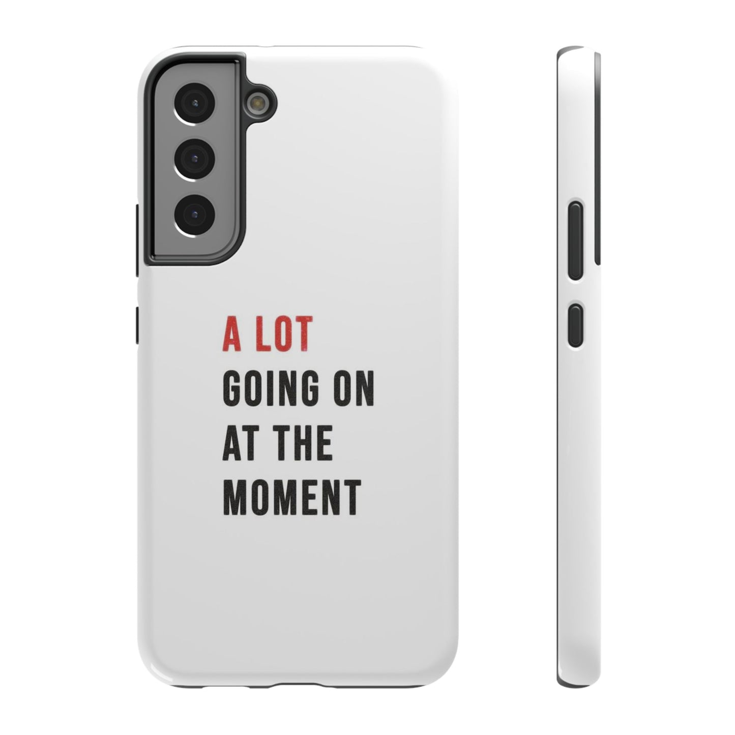 "A LOT GOING ON AT THE MOMENT" Taylor Swift Red Era Impact-Resistant Phone Cases (Iphone & Samsung)