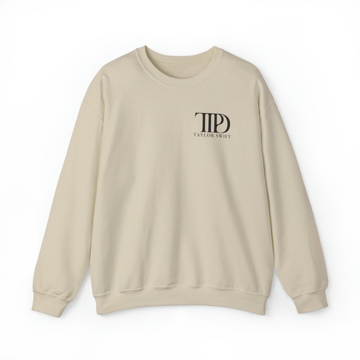 "AM I ALLOWED TO CRY?" TTPD 'The Albatross' Variant Crewneck (TS, The Tortured Poets Department, Unisex Heavy Blend™ Crewneck Sweatshirt)