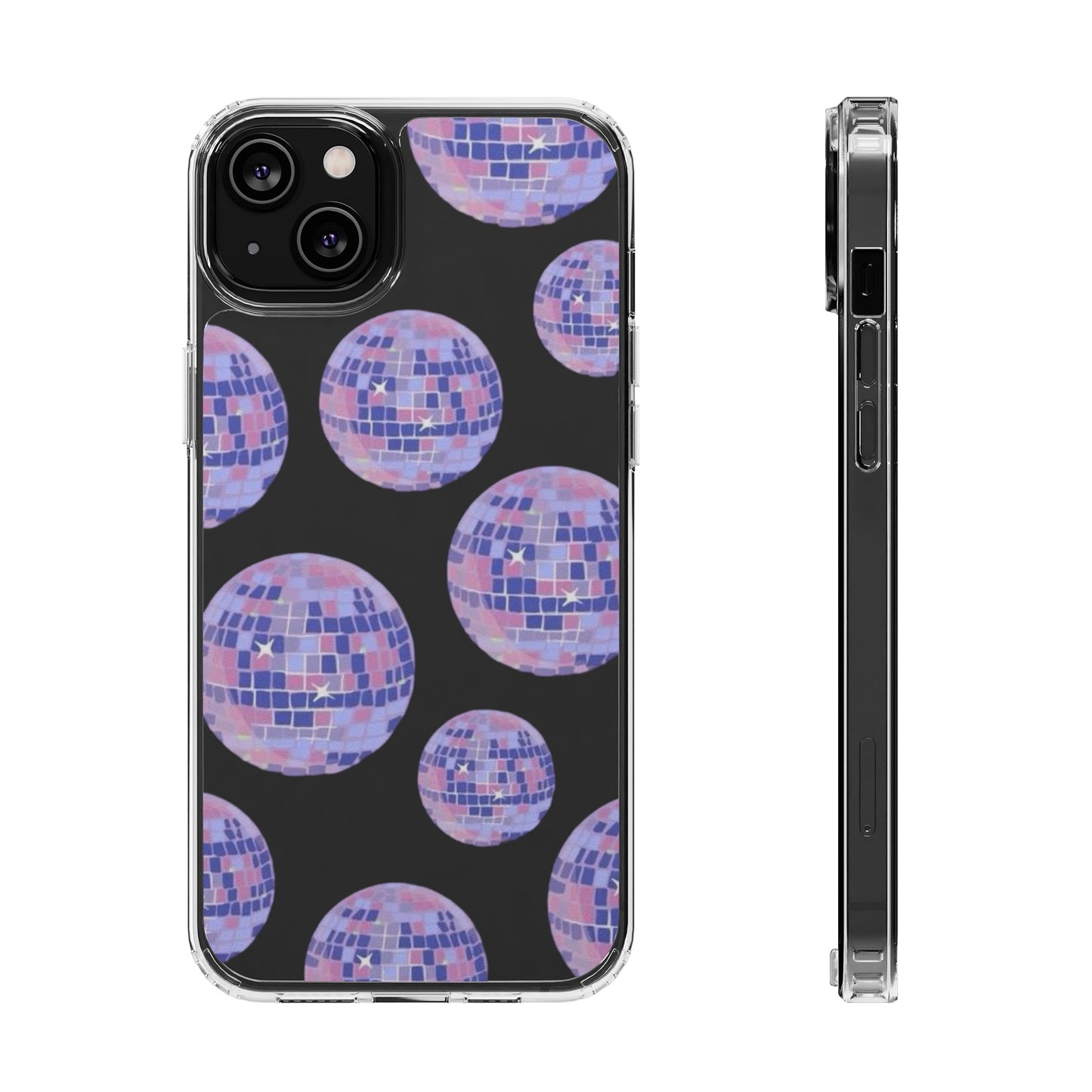 Taylor Swift Purple "Mirrorball" Folklore Inspired Clear Phone Cases (Iphone & Samsung)