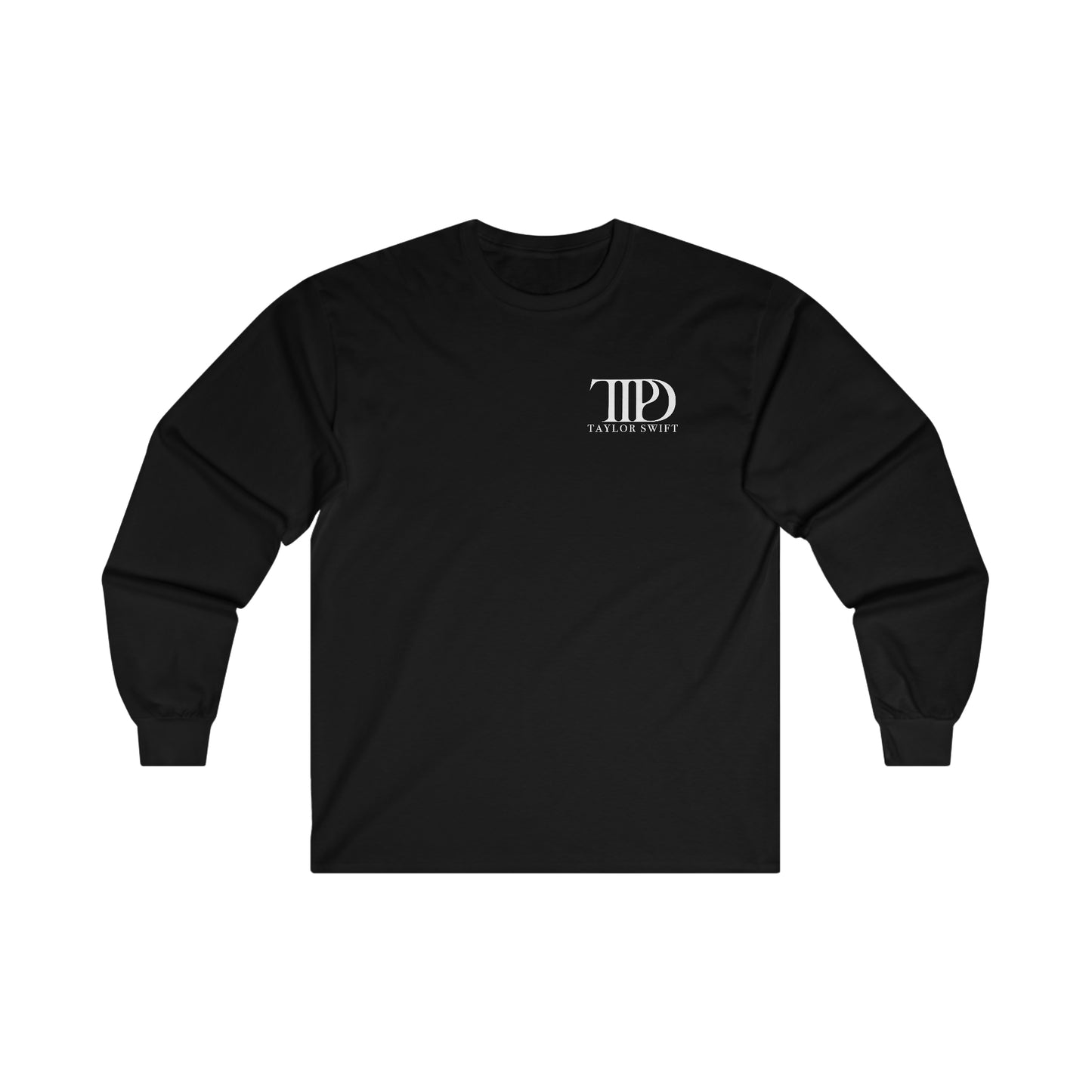 "OLD HABITS DIE SCREAMING" TTPD 'The Black Dog' Variant Long Sleeve (TS, The Tortured Poets Department, Unisex Ultra Cotton Long Sleeve Tee)