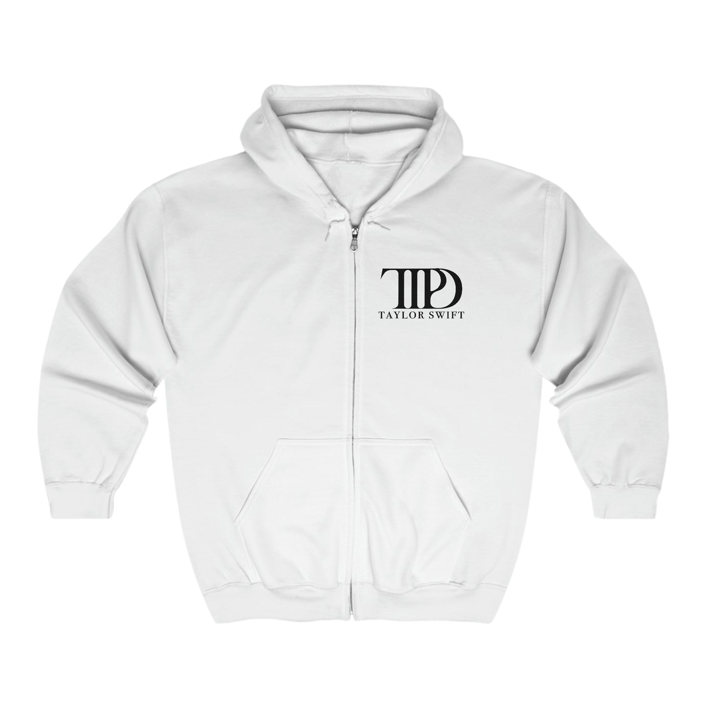 "I LOVE YOU, IT'S RUINING MY LIFE" TTPD 'The Manuscript' Unisex ZIP-UP Hoodie (TS, The Tortured Poets Department, TS 11, Unisex Heavy Blend™ Full Zip Hooded Sweatshirt)