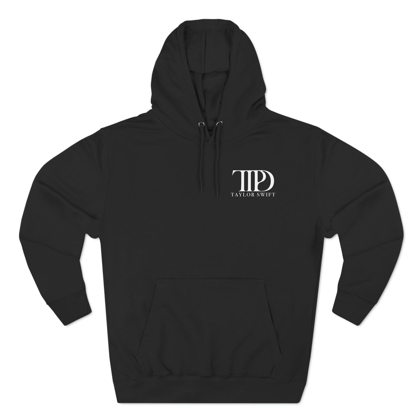 "OLD HABITS DIE SCREAMING" TTPD 'The Black Dog' Variant Hoodie (TS, The Tortured Poets Department, Three-Panel Fleece Hoodie)