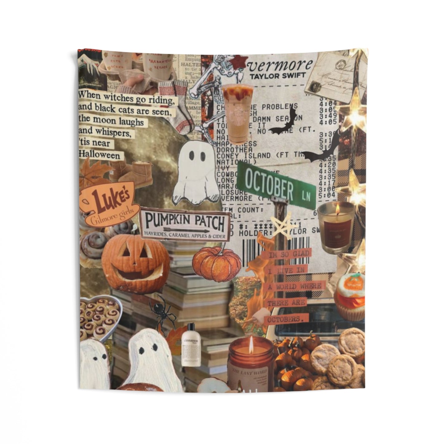 Subtle Taylor Swift Halloween Fall/Autumn Tapestry