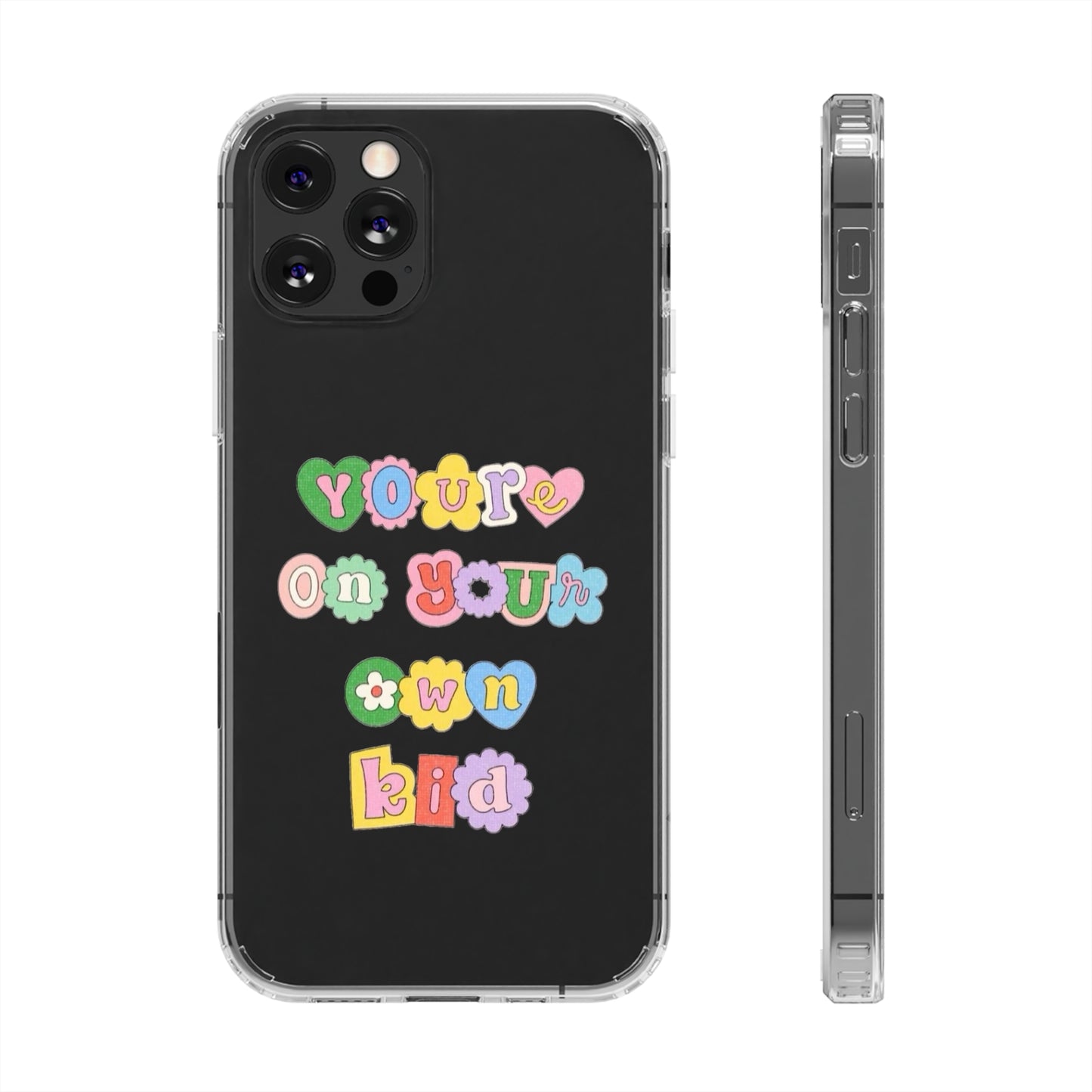 "You're on Your Own, Kid" Taylor Swift Midnights "Patch" Clear PhoneCases (Iphone & Samsung)