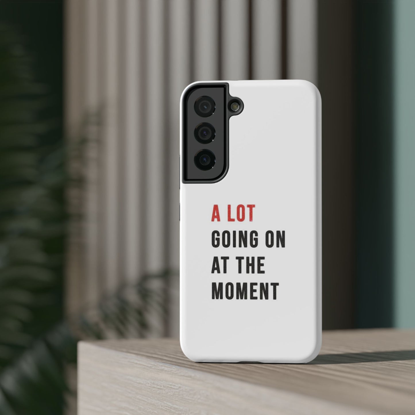 "A LOT GOING ON AT THE MOMENT" Taylor Swift Red Era Impact-Resistant Phone Cases (Iphone & Samsung)