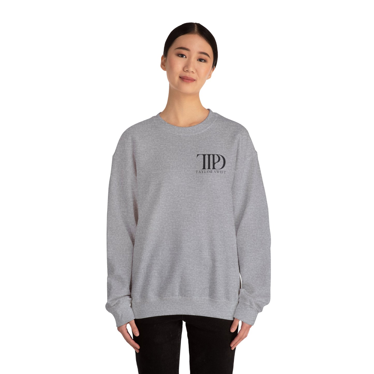 "YOU DON'T GET TO TELL ME ABOUT SAD" TTPD 'The Bolter' Variant Crewneck (TS, The Tortured Poets Department, Unisex Heavy Blend™ Crewneck Sweatshirt)